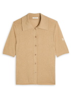BY Malene Birger Knit Polo top Sand
