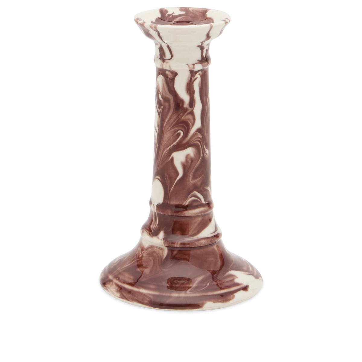 The Conran Shop Wardour Candlestick in Burgundy 