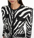 Dolce&Gabbana - Zebra-print brocade jacket