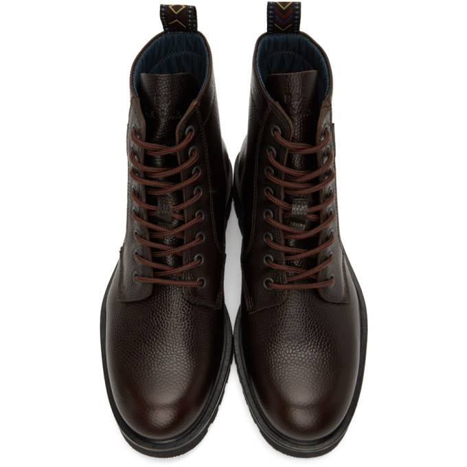 PS by Paul Smith Brown Leather Fowler Boots PS by Paul Smith