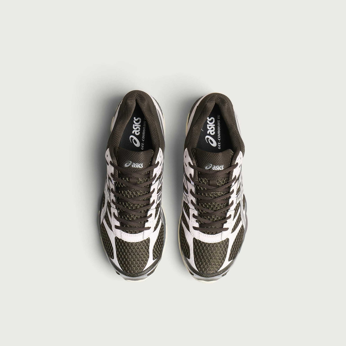 Asics GEL-CUMULUS 16 Sneaker in Black Coffee/Pure Silver
