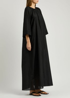 Matteau Cotton-blend Maxi Dress Black
