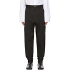 D.Gnak by Kang.D Black Layered D-Ring Trousers