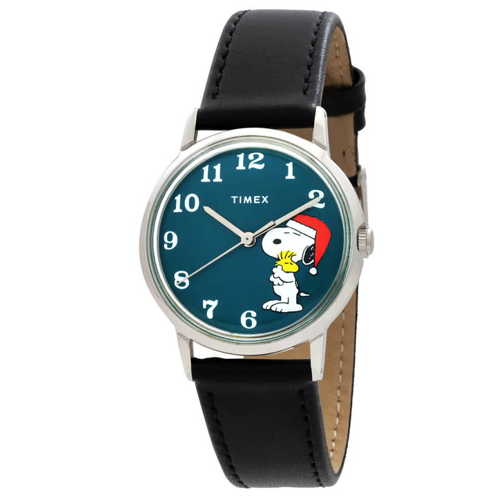 Photo: Timex Marlin X Snoopy Holiday Hand Wind Blue Dial Watch TW2V63200ZV
