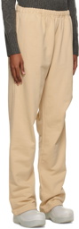 We11done Beige Wide Lounge Pants