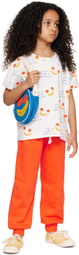 TINYCOTTONS Kids Orange 'Tiny' Lounge Pants