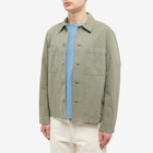 Norse Projects Men's Tyge Broken Twill Jacket in Dried Sage Green