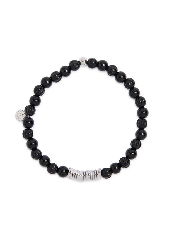 Photo: Tateossian Black Agate Beaded Bracelet