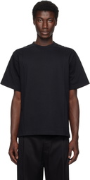 Peter Do Black Creased Oversized T-shirt