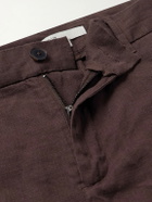 Onia - Straight-Leg Linen-Blend Shorts - Brown