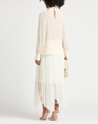 Peserico Womens Maxi skirt in Off white