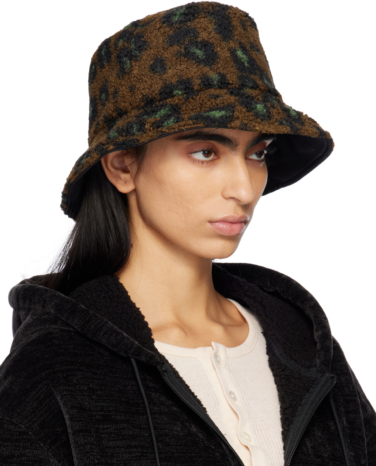 Carhartt Work In Progress Brown & Green Orla Reversible Bucket Hat