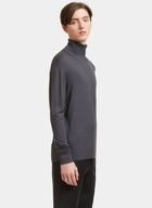 Aiezen Ribbed Roll Neck Sweater
