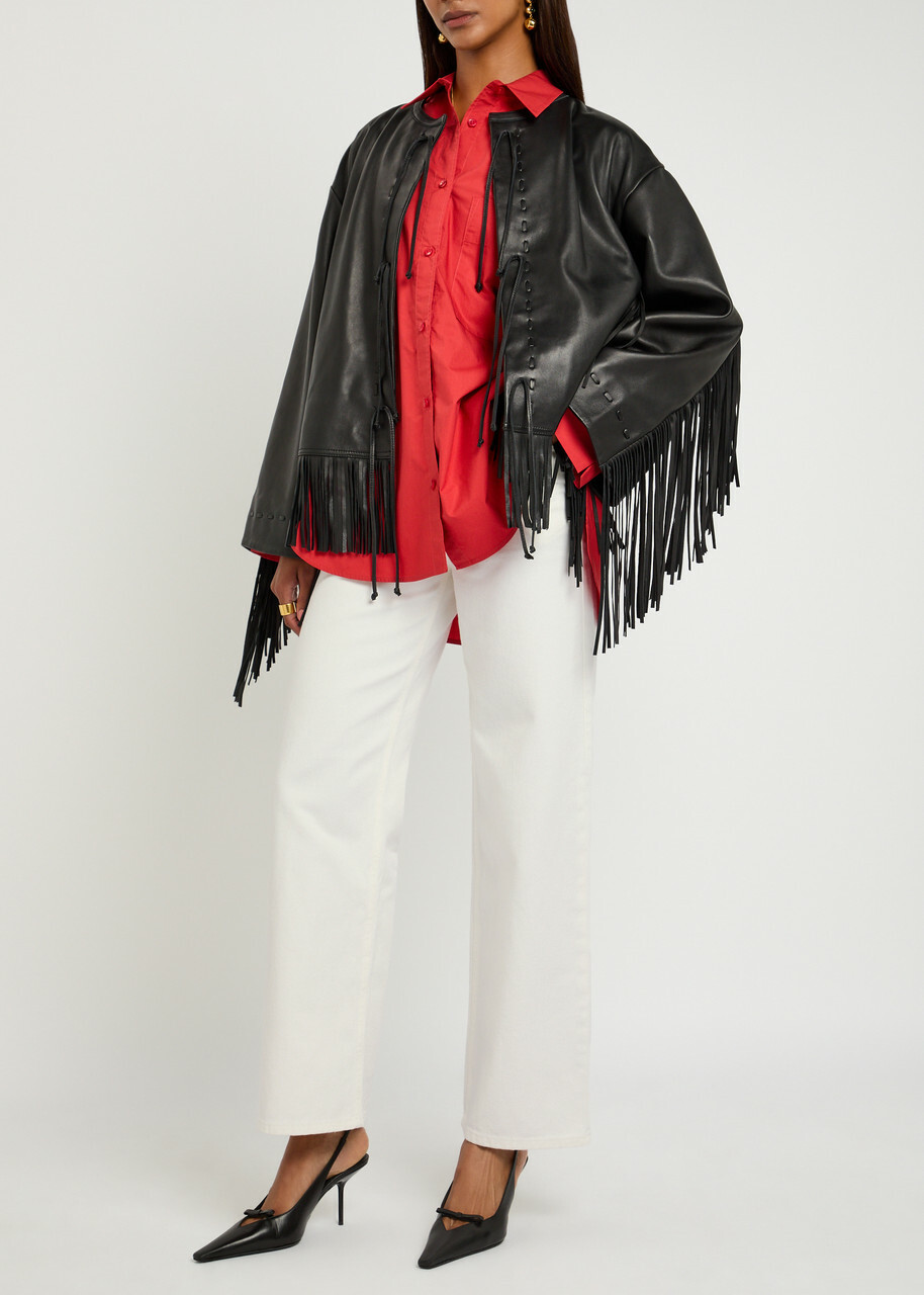 BY Malene Birger Vinola Wide-leg Jeans Ivory