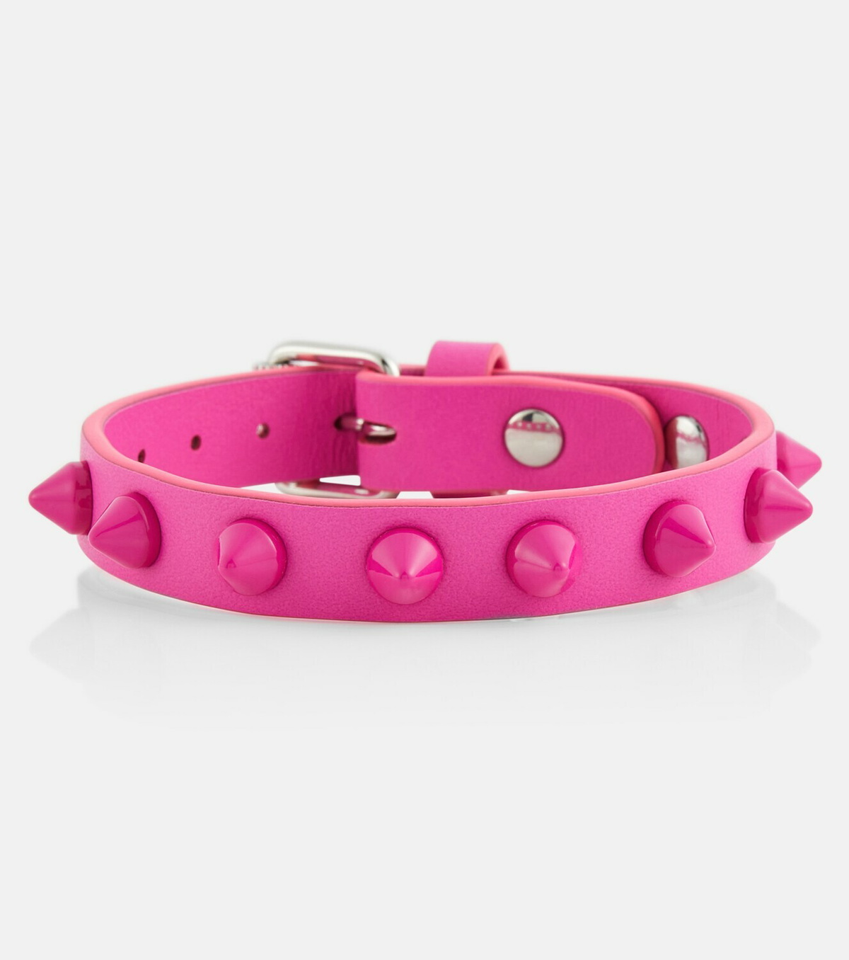 Carasky Leather Bracelet in Pink - Christian Louboutin