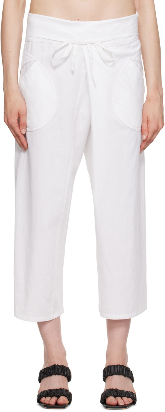 Gimaguas White Oahu Trousers Gimaguas