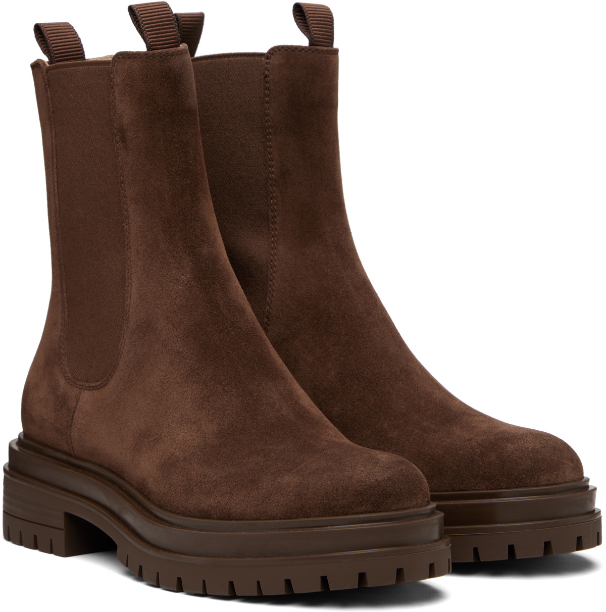 Gianvito Rossi Brown Chester Chelsea Boots