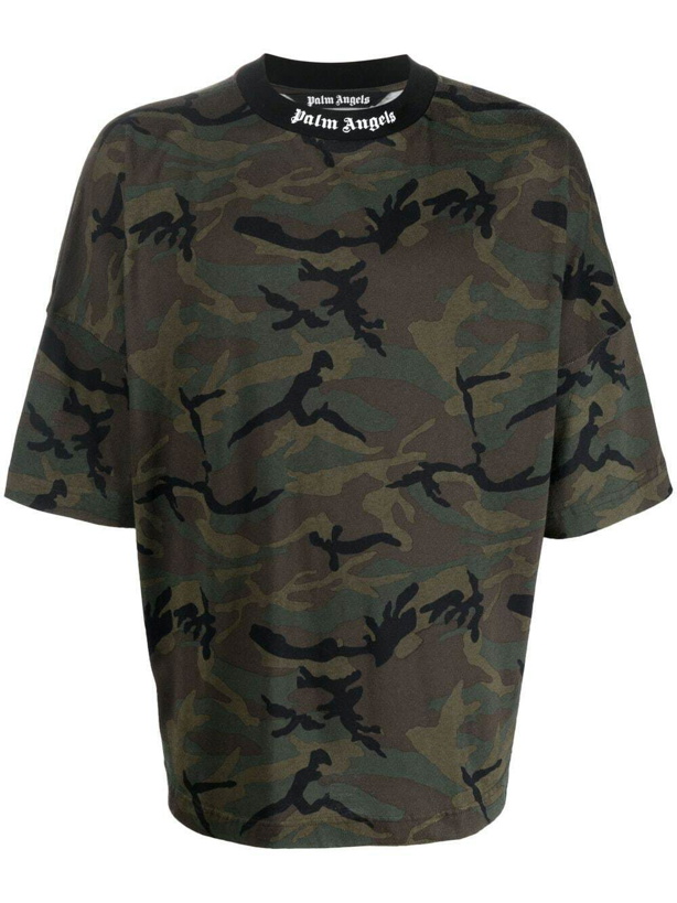 Photo: PALM ANGELS - Camo T-shirt