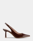Steve Madden Delva Heels in Brown Patent