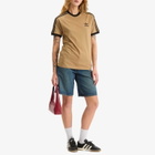 Adidas 3-Stripes T-Shirt in Cardboard/Black