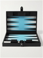 Smythson - Panama Cross-Grain Leather Backgammon Set