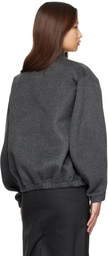 Nothing Written Gray Plaza Zip Jacket