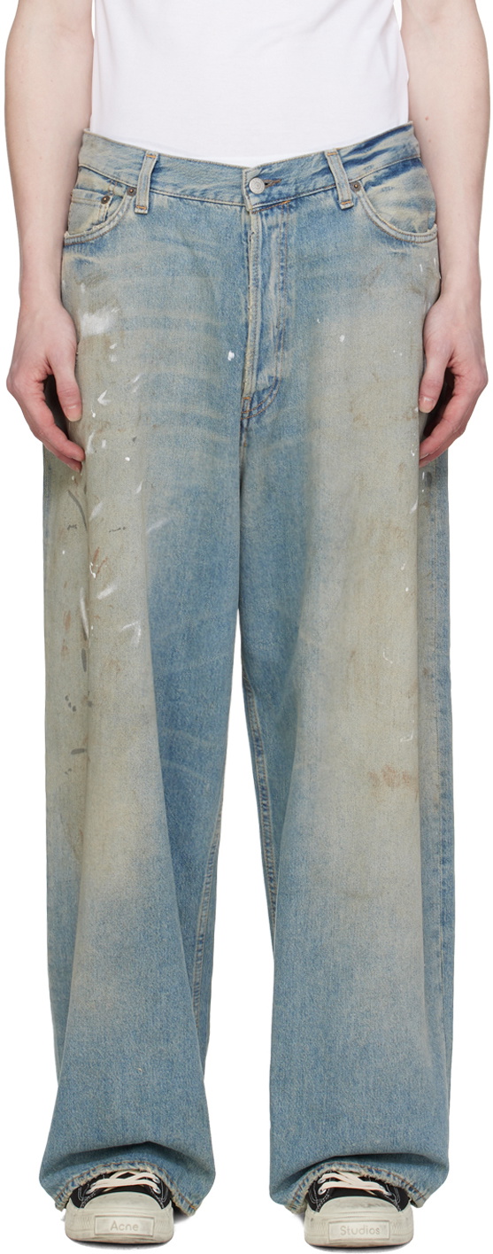 ★Acne Studios★25SS 新作★2023M Denim Pants Mid Blue JEANS Acne Studios Blue 2023M Jeans Acne Studios