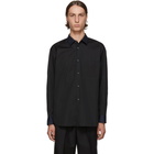 Comme des Garcons Shirt Black and Navy Contrast Shirt