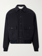 Valstar - Colin Padded Cotton-Twill Bomber Jacket - Blue