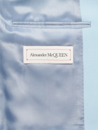 ALEXANDER MCQUEEN - Slim-Fit Cotton Blazer - Blue