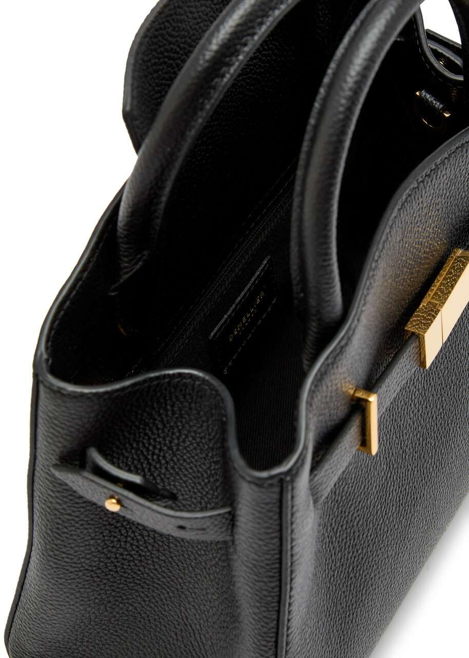 Demellier The Small Hudson Grained Leather top Handle bag - Black - One Size