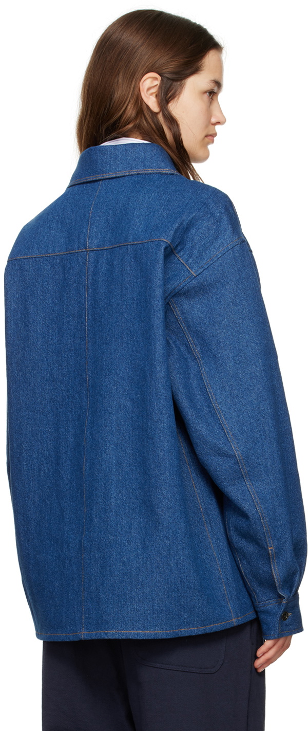 Carter Young Indigo Washed Denim Shirt