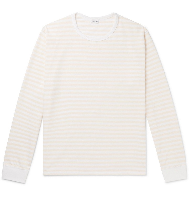 Photo: NANAMICA - Striped COOLMAX Cotton-Blend Jersey T-Shirt - Multi
