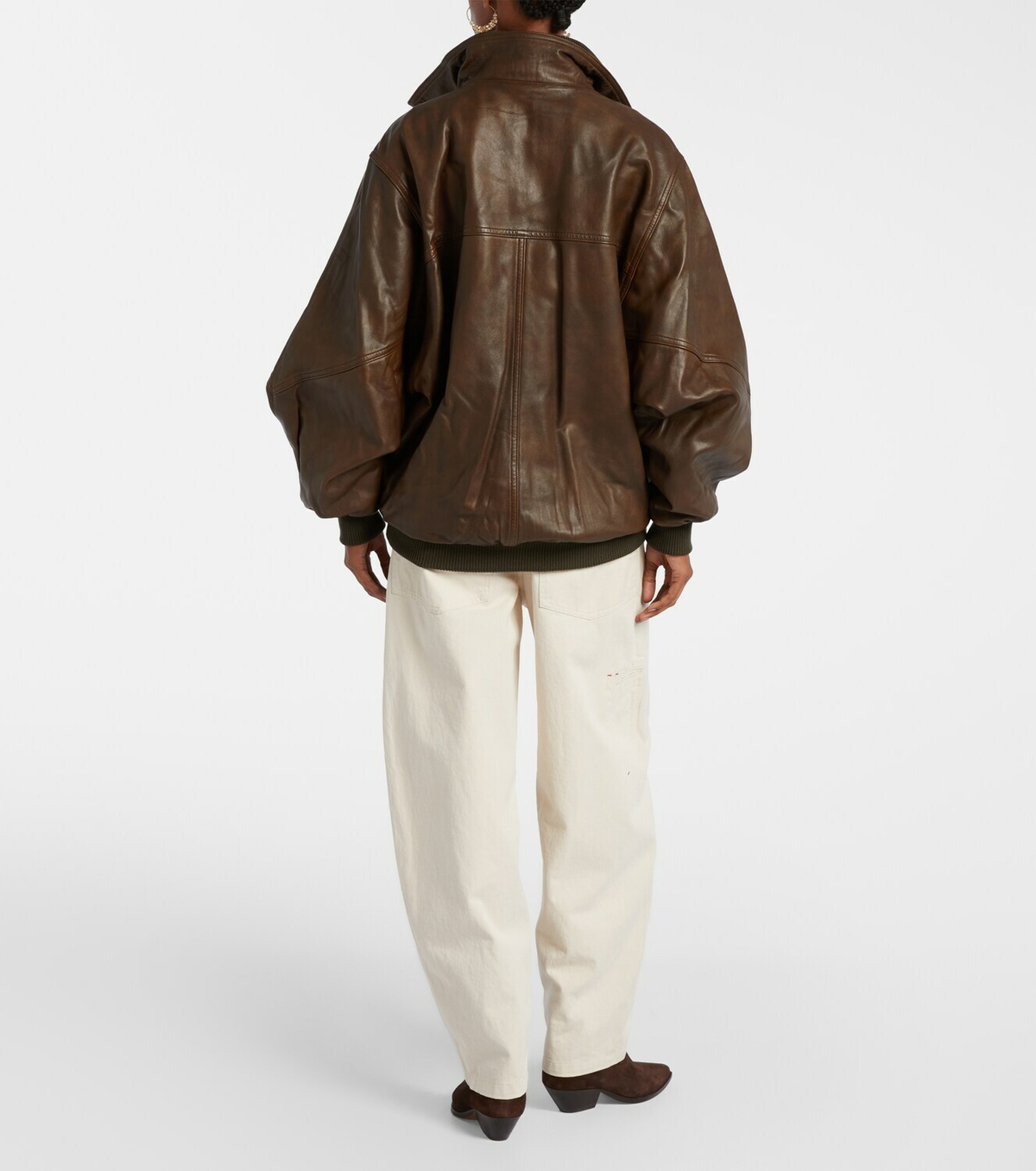 Isabel Marant Dorry oversized leather jacket