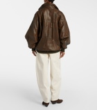 Isabel Marant Dorry oversized leather jacket