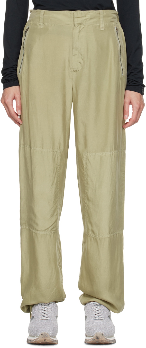 Rag & Bone Khaki Shawn Trousers Rag And Bone