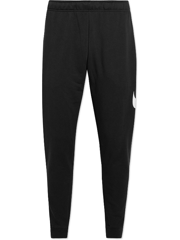Photo: Nike Training - Slim-Fit Tapered Logo-Print Dri-FIT Sweatpants - Black