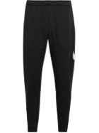 Nike Training - Slim-Fit Tapered Logo-Print Dri-FIT Sweatpants - Black