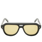 CHIMI Niko Sunglasses in Black/Brown Yellow 
