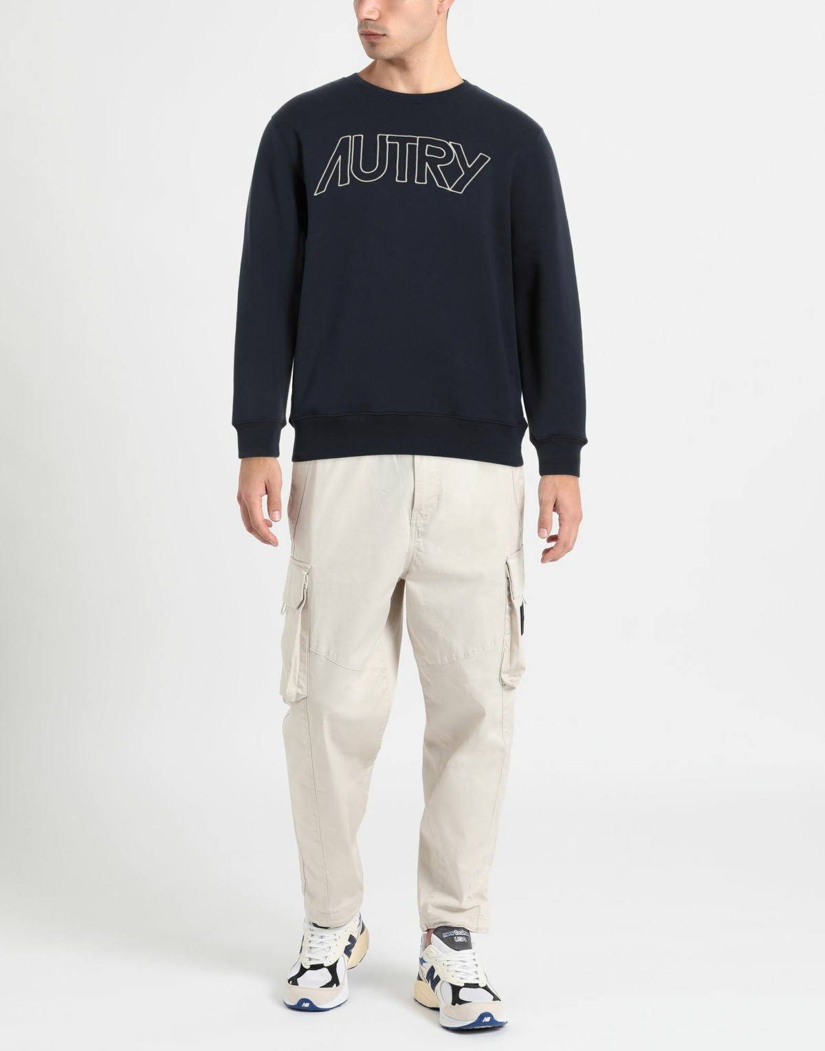 Autry Mens Sweatshirt in Navy