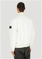 Insulated Bomber Jacket in White
