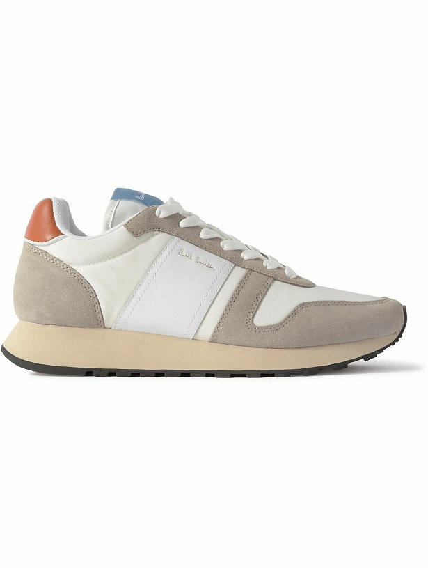 Photo: Paul Smith - Shell, Suede and Leather Sneakers - Neutrals