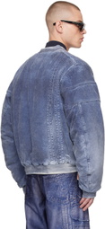 PDF Blue Rayan Bomber Jacket