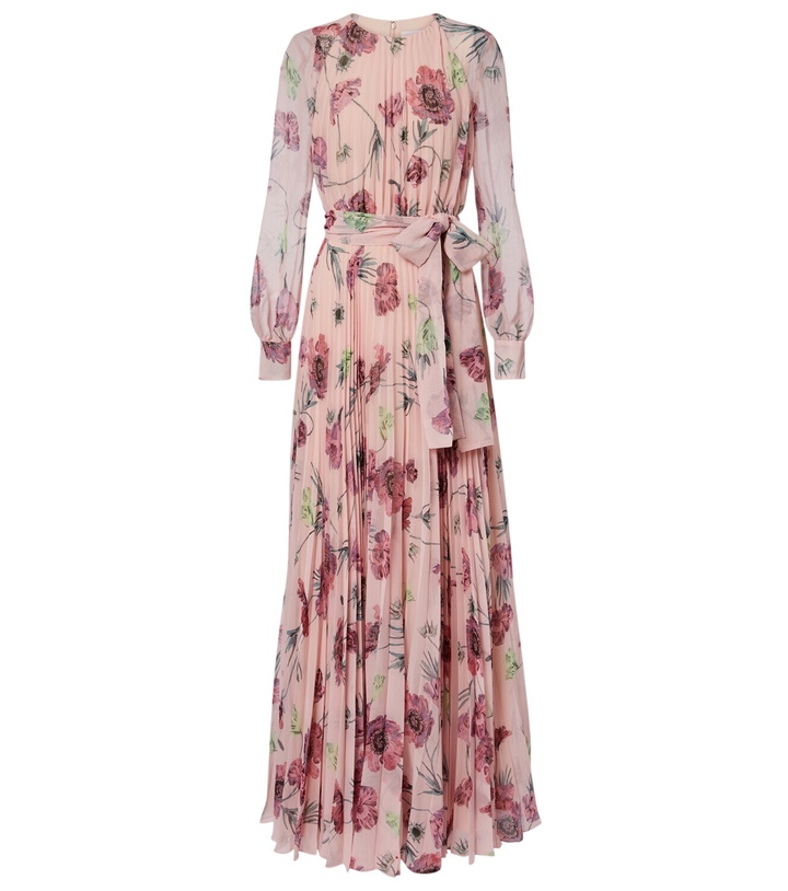 Photo: Erdem Floral pleated voile gown