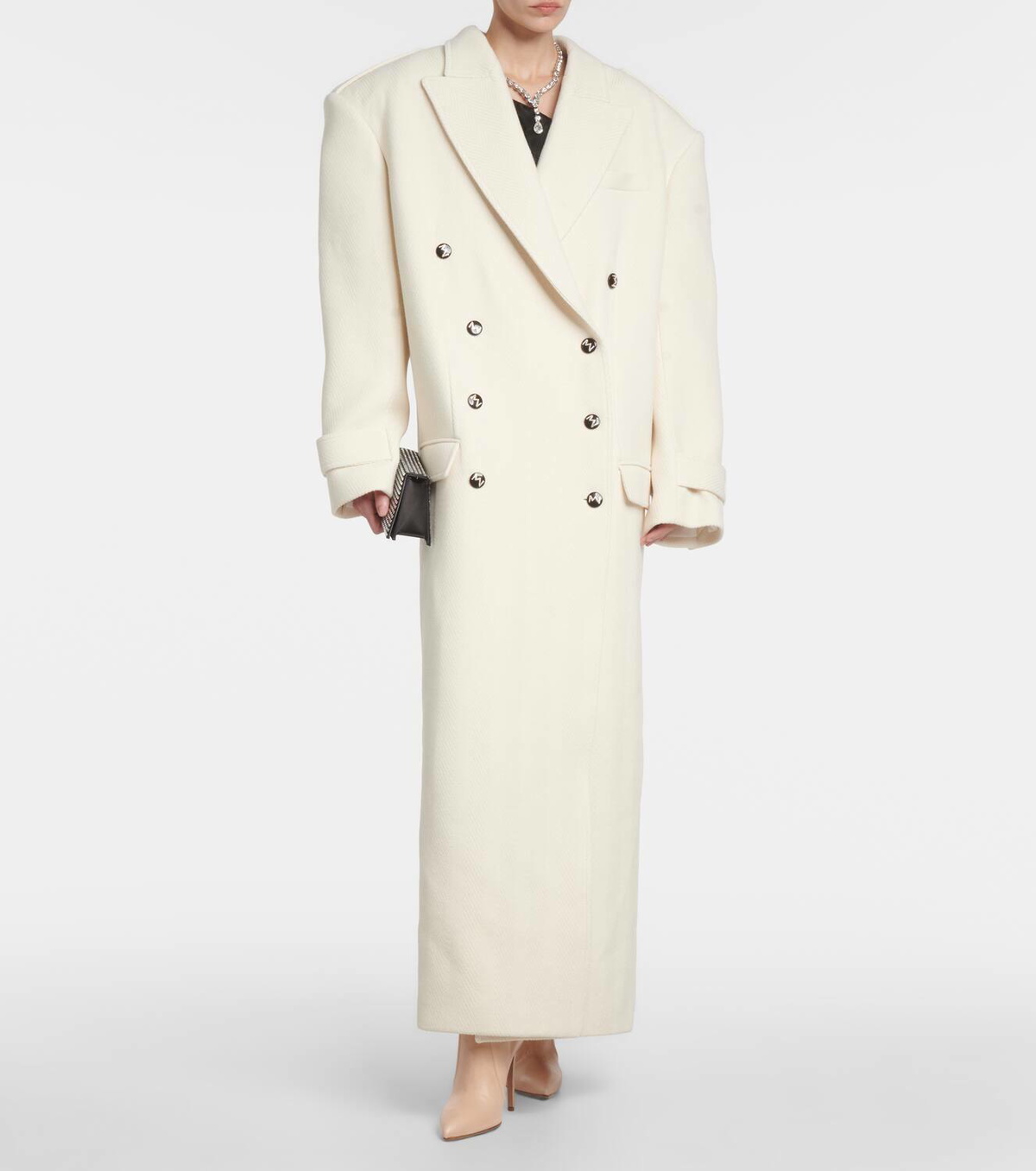 The Mannei Rutul cotton and wool-blend coat