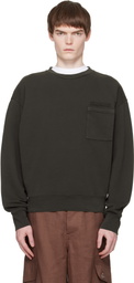 Marni Brown Cotton Marni Patches Sweatshirt