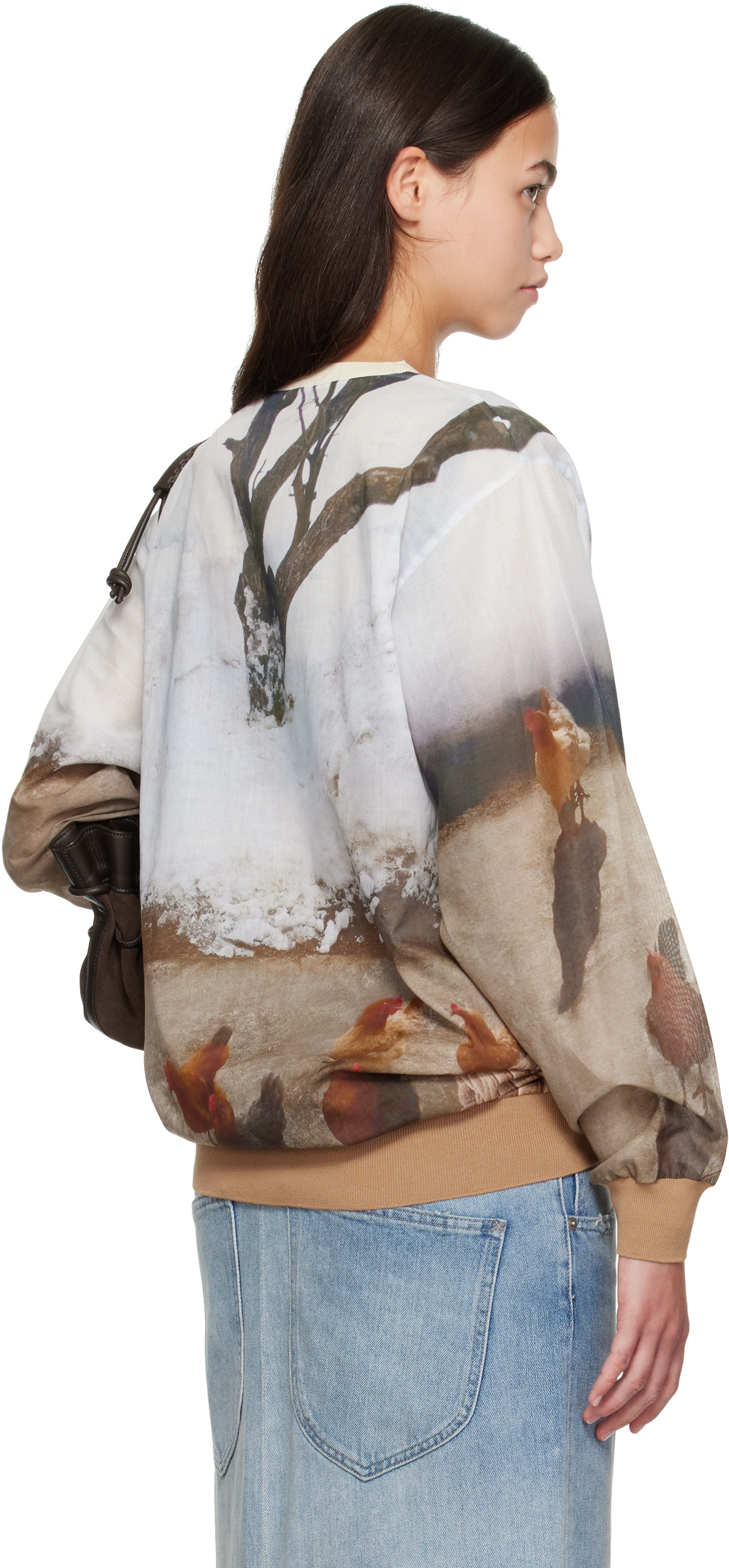 Bless Multicolor Nº80 Holidaysnowchicken Long T-shirt