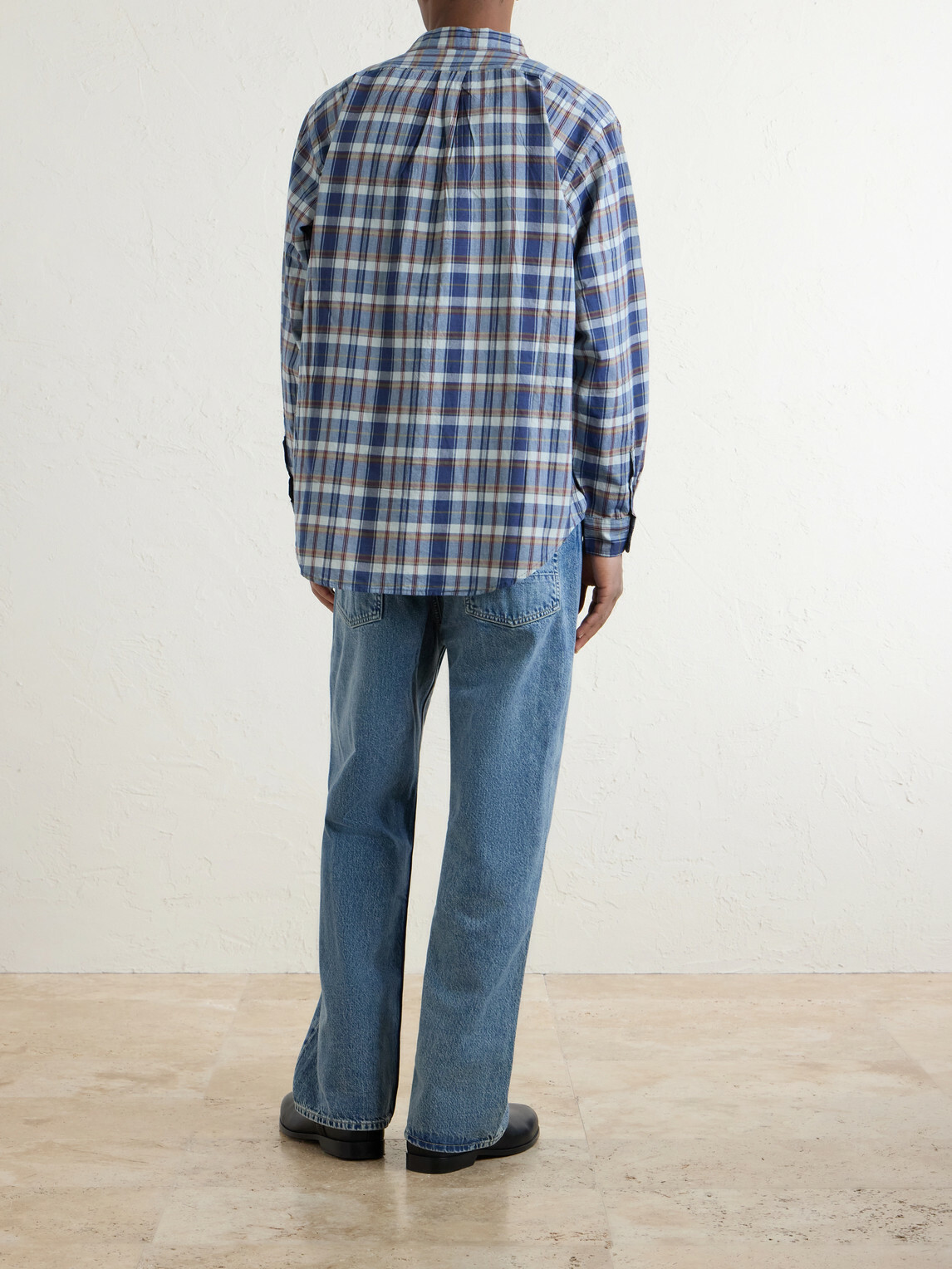 Aimé Leon Dore - Checked Cotton Shirt - Blue