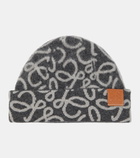 Loewe Anagram reversible wool-blend beanie