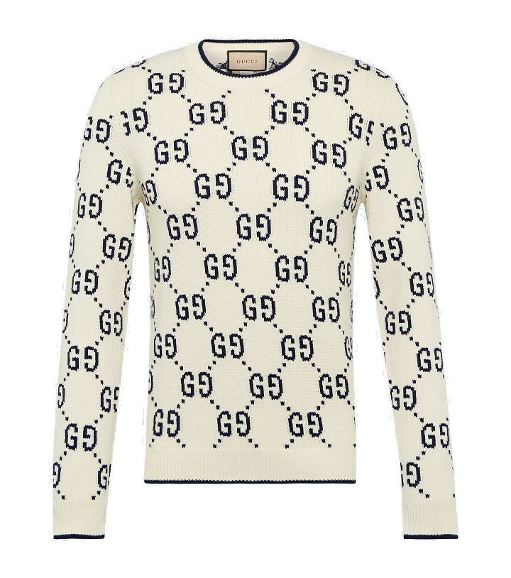 Photo: Gucci - GG intarsia cotton sweater